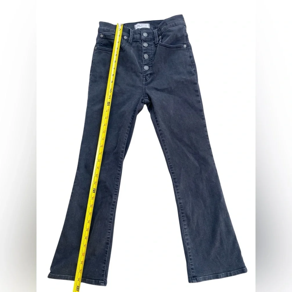 Madewell Charcoal Flare & Wide Leg Jeans - Picture 2 of 7